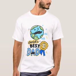 Weltbestes Vater-T - Shirt #1 Vater-Vatertagsgesch