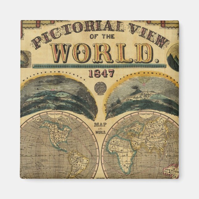 Weltbild Magnet (Vorne)