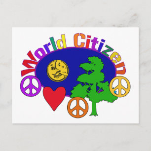Weltbürger Postkarte
