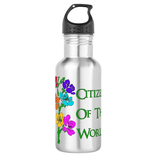 Weltbürger Trinkflasche (Vorderseite)