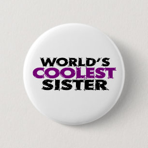 Weltcoolste Schwester Button