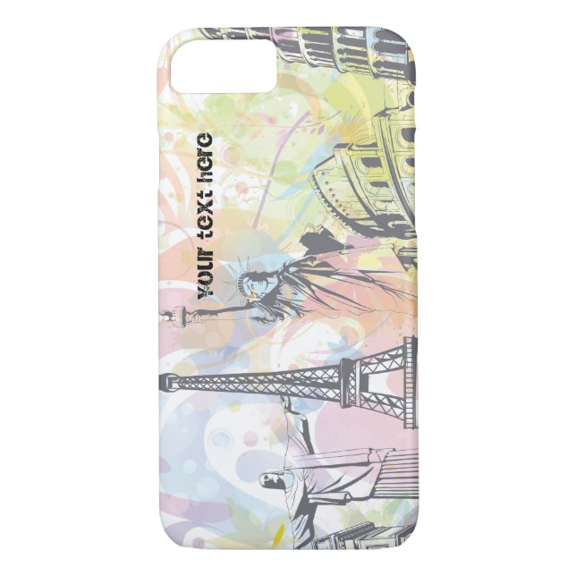 Weltdenkmäler für iPhone 7 Fall Case-Mate iPhone Hülle (Rückseite)