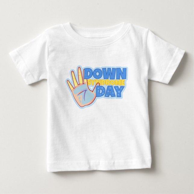 WELTDOWN SYNDROM DAY BABY T-SHIRT (Vorderseite)