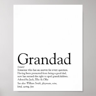 Welten am besten je Großvater, Großvater, Papa Def Poster