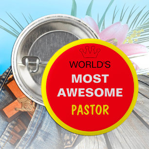 Welten am Phantastischsten - PASTOR (am besten) Button