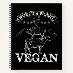 Welten am schlimmsten Vegane GRILLEN Fleisch, Hühn Notizbuch
