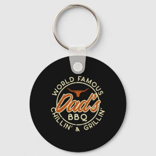 Welten Berühmte Vater Grillen Grillin Barbecue Fat Schlüsselanhänger