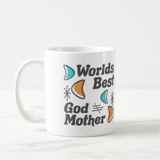 Welten Best Godmutter Retro Kaffeetasse