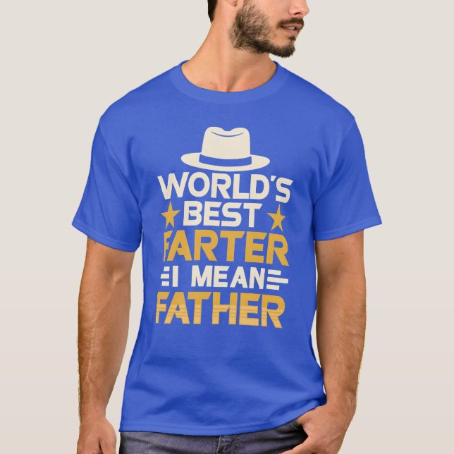 Welten Beste Farter I Gemein Vater Vater Daddy Vin T-Shirt (Vorderseite)