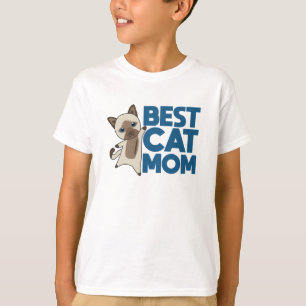 Welten beste Katze Mama - Katzen Siam Cat T-Shirt