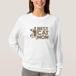Welten beste Katze Mama - Katzen Siam Cat T-Shirt