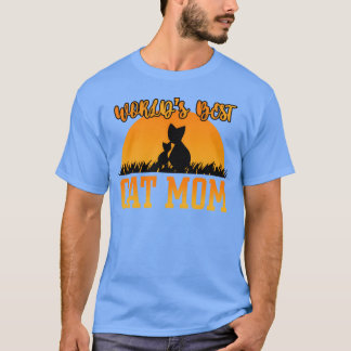 Welten beste Katzenkatze Vintag T-Shirt
