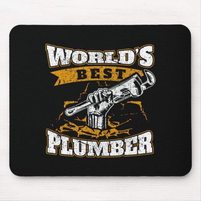 Welten Beste Klempner-Plumbing Funny Quotes Mousepad (Vorne)