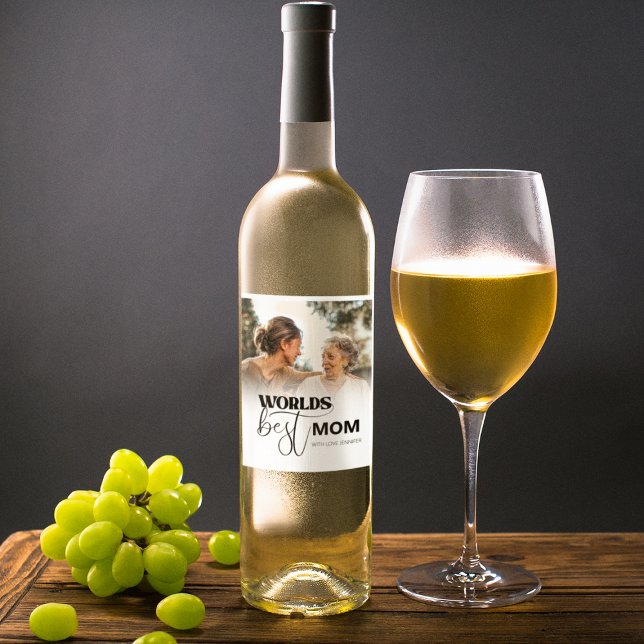 Welten beste Mama Weinetikett (Von Creator hochgeladen)