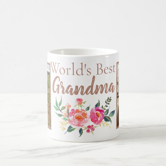 WELTEN BESTE NANA MIT 2 FOTOS KAFFEETASSE (Mittel)