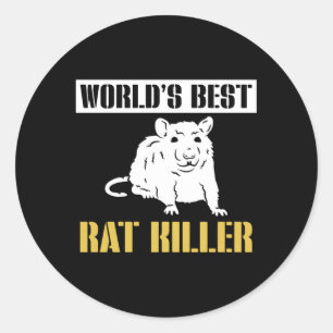 Welten Beste Rattener Er Exterminator Pest Kontrol Runder Aufkleber