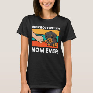 Welten Beste Rottie Mama Beste Rottweiler Mama je T-Shirt
