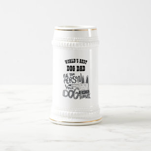 Welten besten DOG-VATER - wer Dog denkt, dass Sie  Bierglas