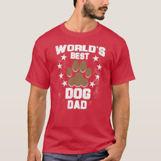 Welten Bester Hund Vater lustiges Geschenk T-Shirt