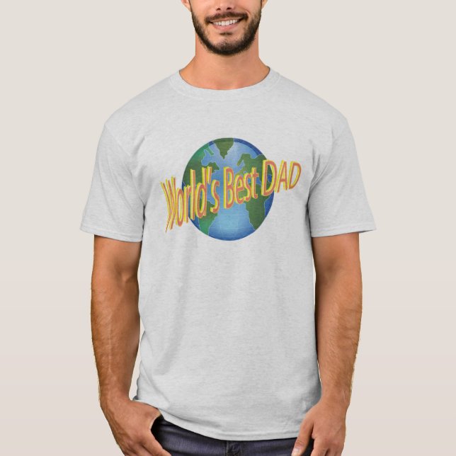 Welten Bester Vater T-Shirt (Vorderseite)