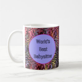 Welten Bestes Babysitter-Bright Abstrakt Danke Kaffeetasse