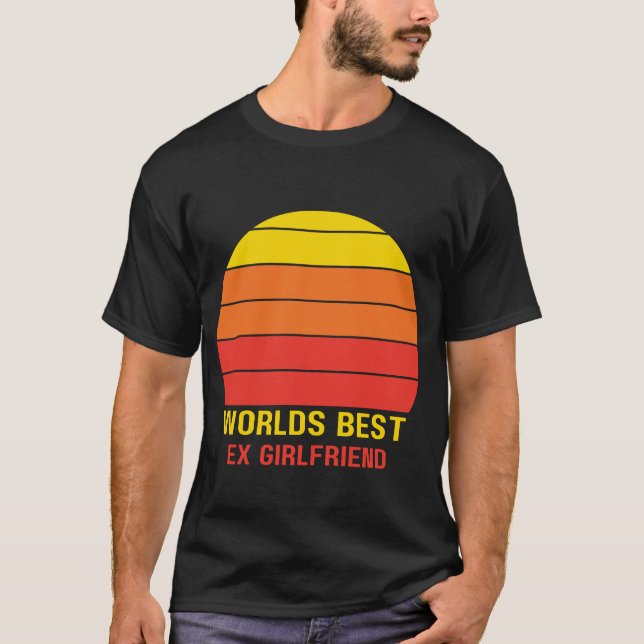 Welten Bestes Ex Girlfriend Lieben Sonnenuntergang T-Shirt (Vorderseite)