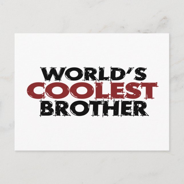Welten Cooler Bruder Postkarte (Vorderseite)