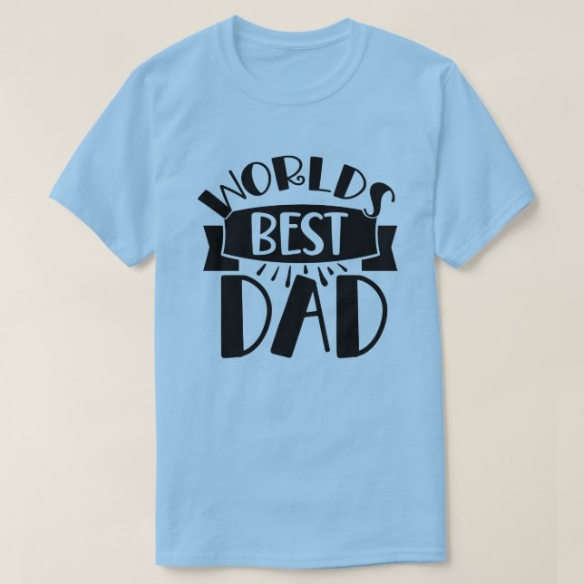 Welten Der beste Vater Vatertag T-Shirt (Design vorne)