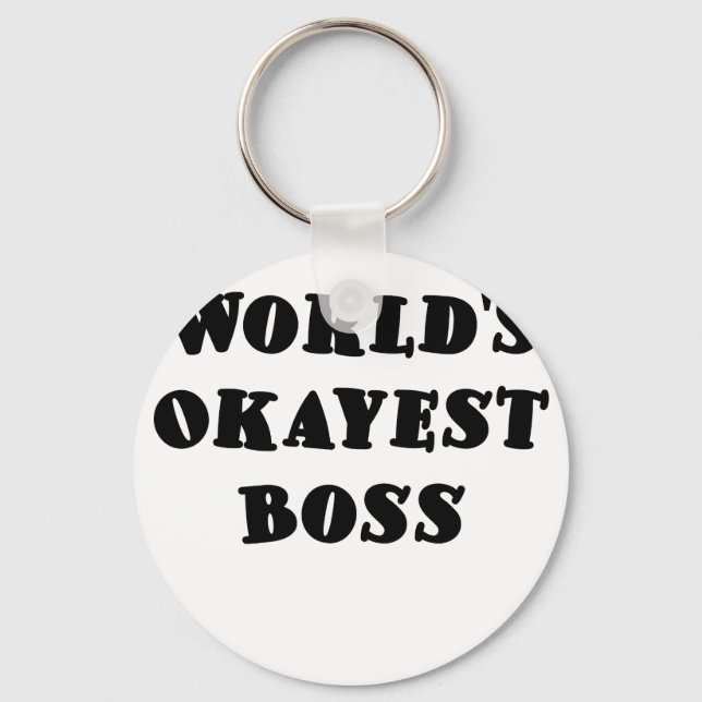 Welten, die mit den besten Boss Schlüsselanhänger (Vorderseite)