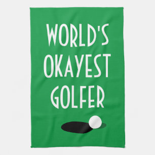Welten, die wir gerade haben, Golfer Küchentüche Geschirrtuch