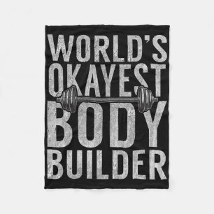 Welten sind die besten Body Builder Funny Gym Work Fleecedecke