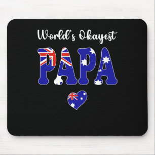 Welten Taia, Australien Papa Ever Bester Papa Vate Mousepad