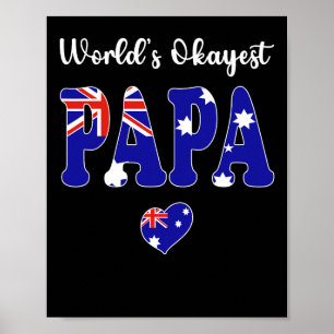 Welten Taia, Australien Papa Ever Bester Papa Vate Poster
