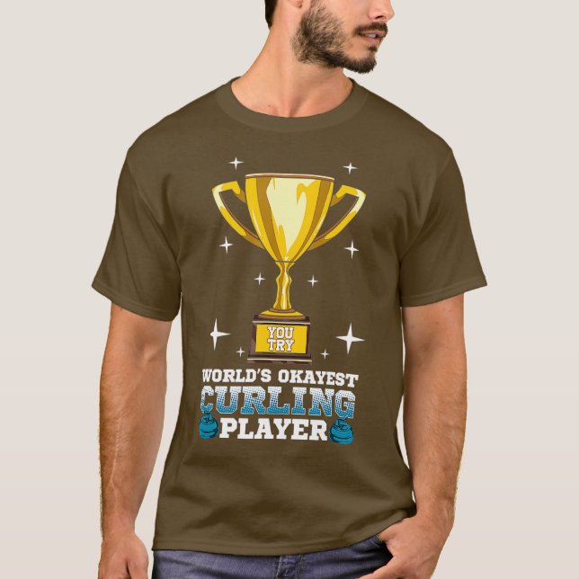 Welten Tokes Curling Player I Funny Curling T-Shirt (Vorderseite)