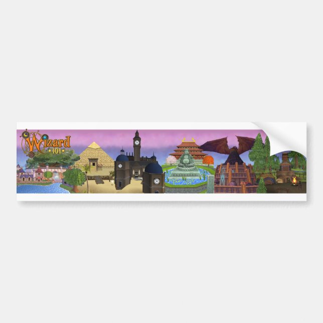 Welten Wizard101 des gewundenen Aufklebers Autoaufkleber (Vorne)
