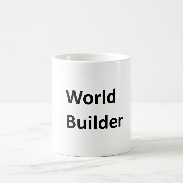 "Welterbauer-" Tasse für einen Verfasser (Mittel)