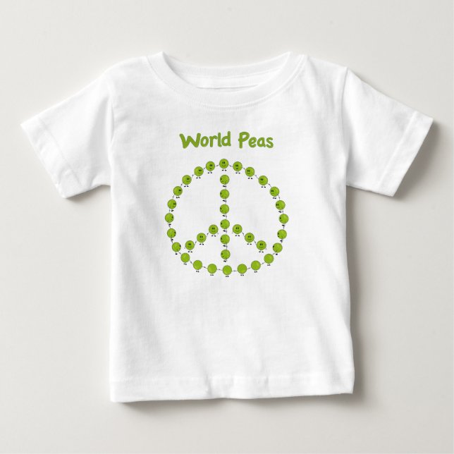 Welterbsen Baby T-shirt (Vorderseite)