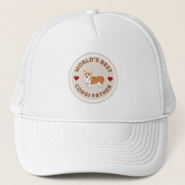 Weltes Corgi-Vater-Hut-Vater-Geschenk Truckerkappe