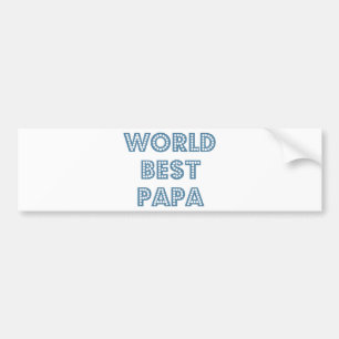 Weltes Papa Autoaufkleber