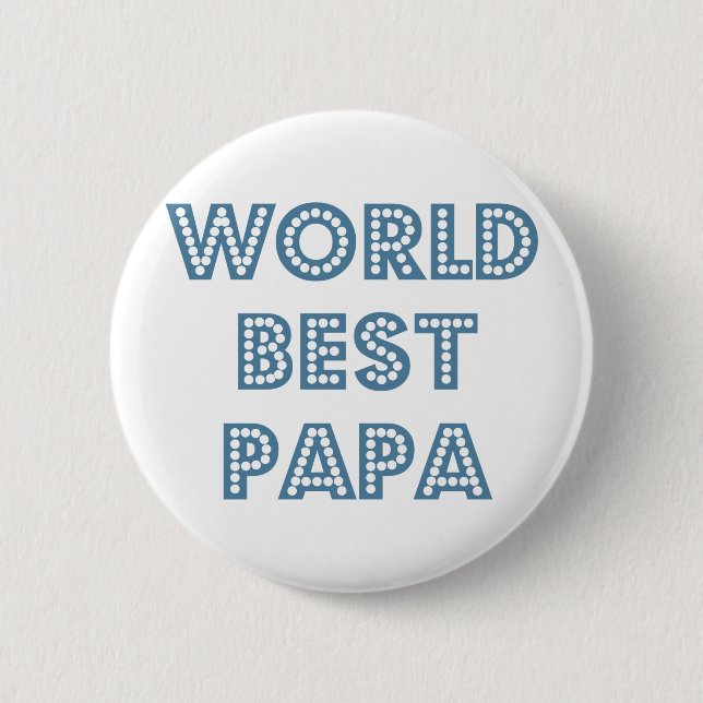Weltes Papa Button (Vorderseite)