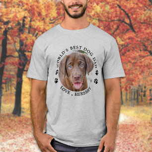 Weltes Weltrekord-Vater-Foto für Personalisierte H T-Shirt
