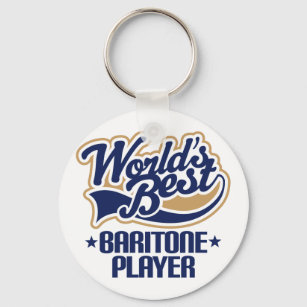 Weltet das beste Baritone Player-Geschenk Schlüsselanhänger
