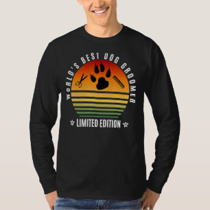 Weltet den besten Dog Groomer Fun Fur Artist Anima T-Shirt