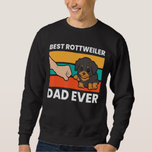 Weltet den besten Rottie Vater Der beste Rottweile Sweatshirt