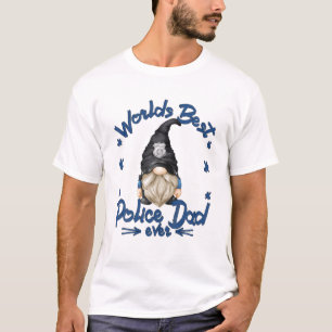 Weltet den besten Vater für Großpolizei T-Shirt