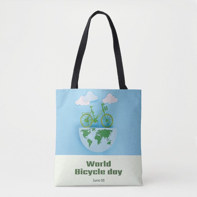 Weltfahrradtag Tasche (Vorderseite)