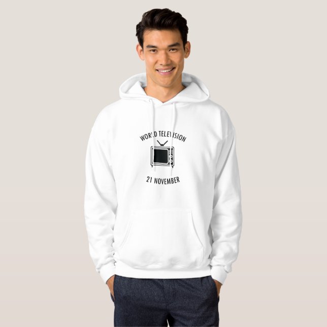 Weltfernsehtag Hoodie (Vorne ganz)