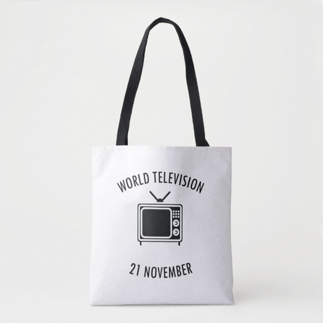Weltfernsehtag Tasche (Vorderseite)