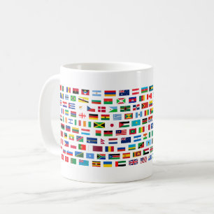 Weltflaggen Kaffeetasse