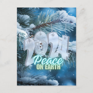 Weltfrieden 2024 Holiday Postcard Feiertagspostkarte